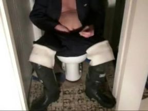 nlboots - more suit &amp; waders on toilet ( 1)