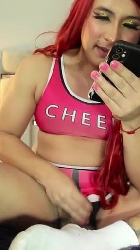 Big Fat and Hairy Ass of Colombian Redhead