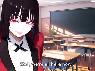 U're the fresh student at a shemale hentai school