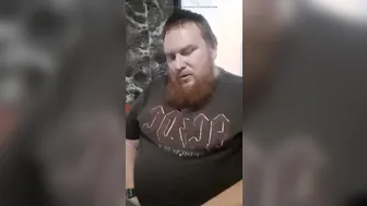 Horny Chubby Twink Jerks His Big Cock and Moans Loud