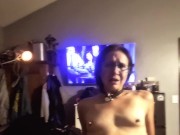 I was watching Brooklyn 99 and she was supposed to clean my house but she rode my cock instead