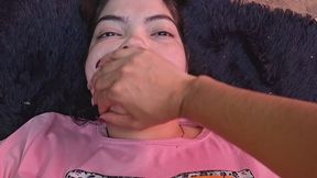 Jessie and her friend's Breath-Holding Game (Uncut with Laughter)