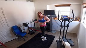 Workout sex in the gym with stepmom