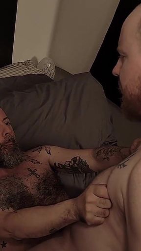 Dirty Barber Bear Takes Ginger Upstairs for a Tip