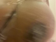 Onlyfans Girl plays with her soapy tits