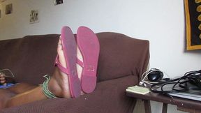 The Laughing Couch – Blue Goddess Size 10 Soles in Hysterics! 👣😂