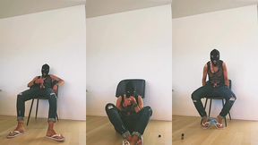 hard pp fuck with dildo wearing jeans and flip flops