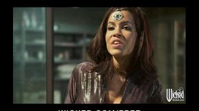 Stunning big-tit brunette Isis Taylor rides big-dick to orgasm