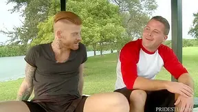 Muscle StepDaddy Preps Buddys Ass Then Rides Him Deep – GayPornHub 18+