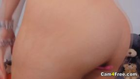 Busty Chick Does Anal and Pussy Masturbation