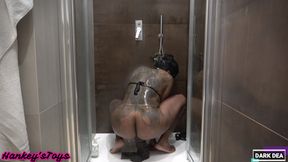 The Kinky Slut Queen "Dark Dea" Fucks as a whore in the Bathroom