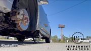 6’7” Tall Amazon Goddess Changes her Tire - Big Feet in Frame
