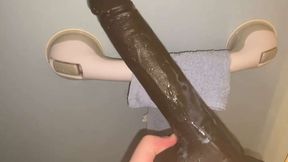 subscribe to my party to see this bbc dildo im action