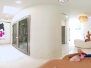 VR Bangers - [360°VR] Blonde Alix Lynx cought by boyfriend masturbating