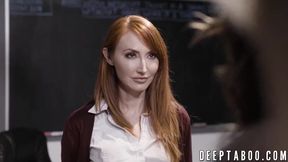 Mackenzie Moss and Alexis Fawx explore each other's young pussies in forbidden lesbian encounter