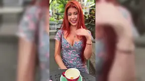 Petite and gorgeous Atlanta Moreno enjoys intimate lunch encounter with big cock