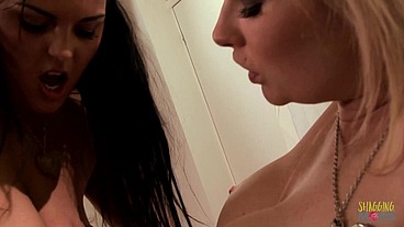 Paul Chaplin in anal threesome with two horny milf lesbians
