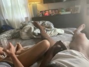 Interracial Couple Uses Fleshlight On Each Other & Cum Inside It