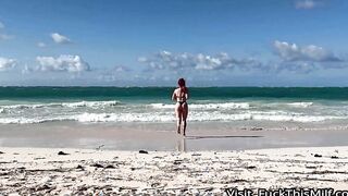 Redhead Slut Sucked and Fucked by a Stranger in a Hotel at a Seaside Resort
