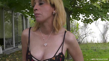 Middle aged arab woman threesome with studs