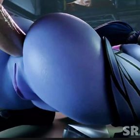 Hardcore Widowmaker Anal, Jessie Getting Fucked in Her Tight Ass, Kasumi Anal Fucking