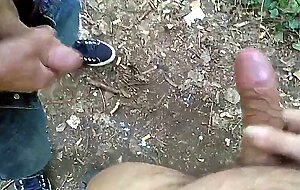 Cumshots in the park again