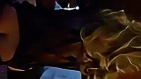 Crossdresser sucking on my Cock training that throat