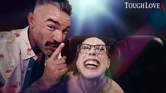 Jackie Hoff gets fucked hard by a big cock in the theater