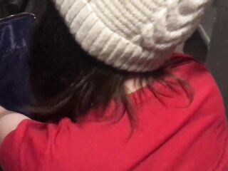 Married neighbor tempted in an elevator and drilled in the stairwell