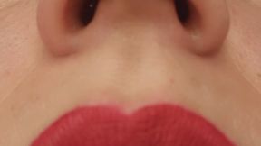 Extreme Nose Fetish Close Up Intense Nostril Flaring And Deep Sniffing POV