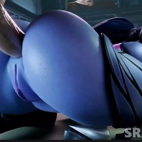 Hardcore Widowmaker Anal, Jessie Getting Fucked in Her Tight Ass, Kasumi Anal Fucking