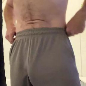 daddy showing off his bulge