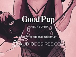 Leashed Pup Worships His Domme in Pet Play – Chastity, Cum Control & ASMR Erotic Audio Porn for Women