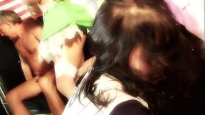 Big Tit Sluts Daphne Rosen Denise K And Amy Azurra Kickoff The 4th With A Gangbang