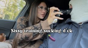 SISSY TRAINING SUCKING DICK