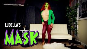 Ludella’s Mask - She-Mask Transformation and Teasing POV JOI with Big Tits and Bare Feet - A Cartoony Cosplay Parody - MP4 720p version