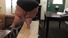 BigmommaKat's horrifying 600 ib board trample