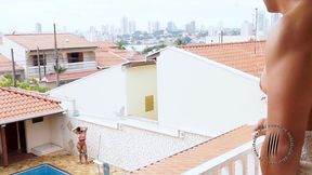 o misterio da cueca sumida com a maravilhosa pamela santos em sua primeira cena para o canal do tigrao!!