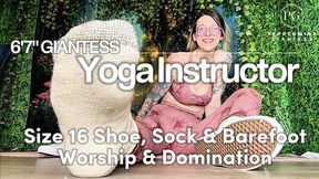 6’7 Yoga Instructor’s Size 16 Feet Domination Sneaky Pervert – Shoe, Sock & Barefoot Worship