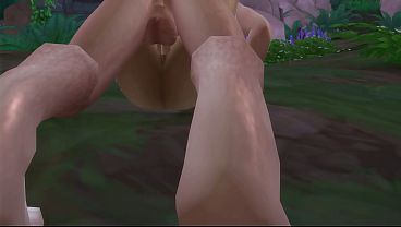 Transando no mato com gostosa