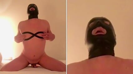 Latex Mask Tits Nipple Play Piercing Foot Fetish Toe Pa