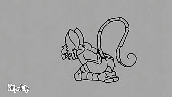 Jack the Femboy mouse Riding dildo test