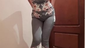 peed my gym pants at closed loo door
