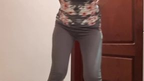 peed my gym pants at closed loo door