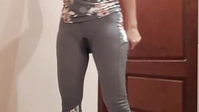 peed my gym pants at closed loo door