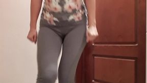 peed my gym pants at closed loo door
