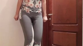 peed my gym pants at closed loo door