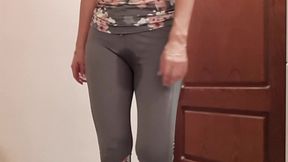 peed my gym pants at closed loo door