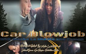 Car blowjob with Mocha La Mulata and Damon