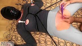 She Gets Tied To A Metal Frame And Her Pussy Spanked Painful To Pay Her Gambling Debt